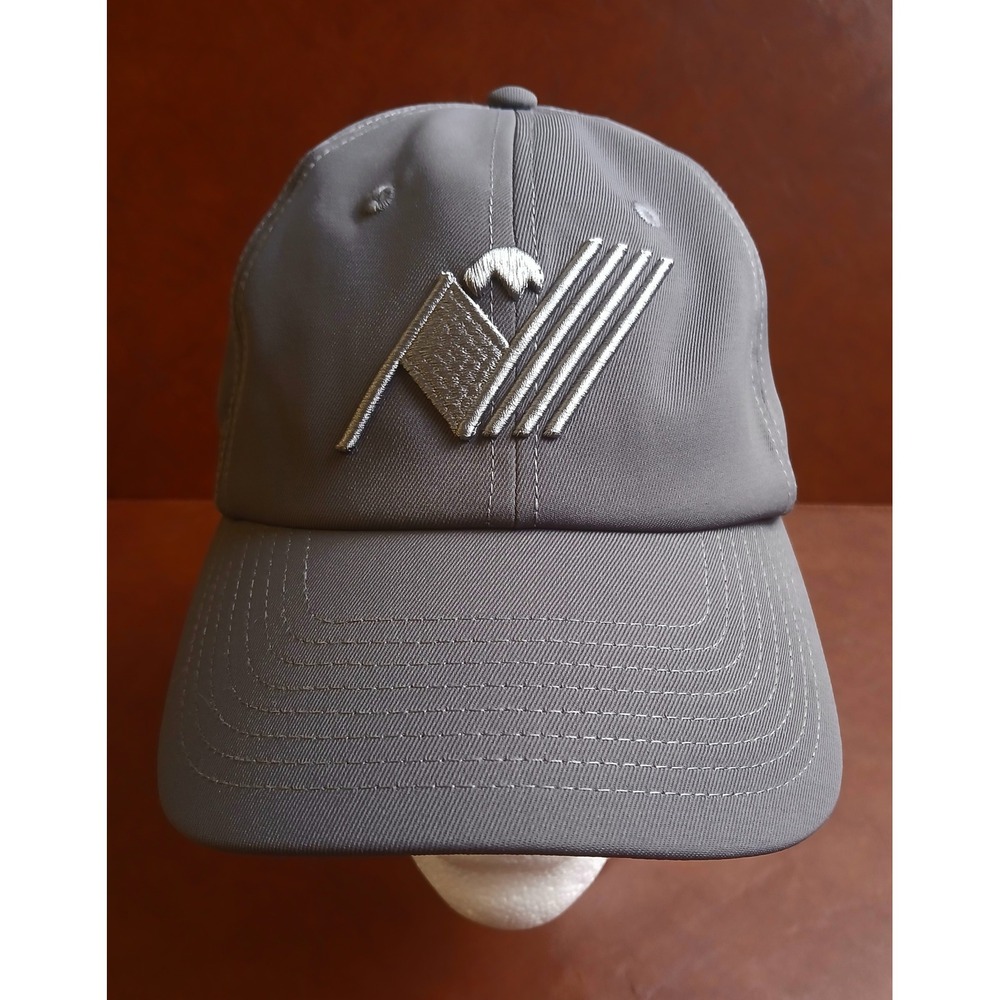 Nature Valley Gray Adjustable Baseball Cap Hat We Are Better Outside Silver Logo